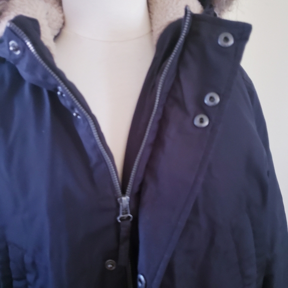 🏷Old Navy Men's Long Parka with Faux Fur - L - Picture 9 of 16